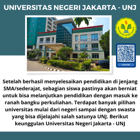 Universitas Negeri Jakarta UNJ Ini Universitas