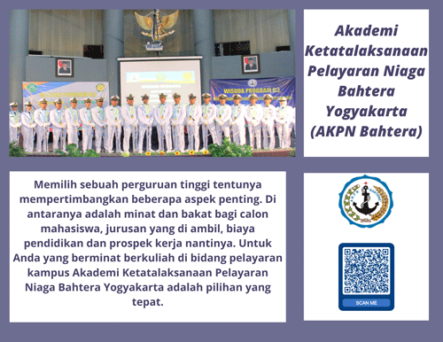 Akademi Ketatalaksanaan Pelayaran Niaga Bahtera Yogyakarta (AKPN Bahtera) Ini Universitas