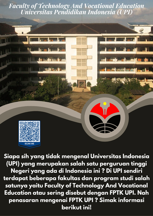 Faculty of Technology and Vocational Education Universitas Pendidikan Indonesia (UPI) Ini Universitas