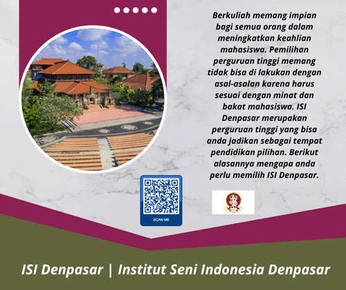 ISI Denpasar Institut Seni Indonesia Denpasar Ini Universitas